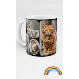 Taza De Café collage multifoto Montage scrapbooking