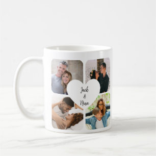 Taza De Café Collage Personalizado Pareja Mug - Foto Personaliz