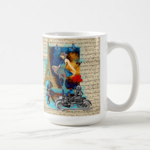 Taza De Café Collage romántico de París