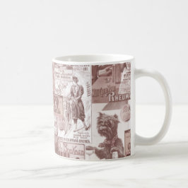 Taza De Café Collage victoriano vintage