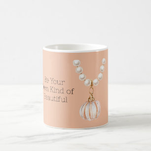 Taza De Café Collar de calabaza perla