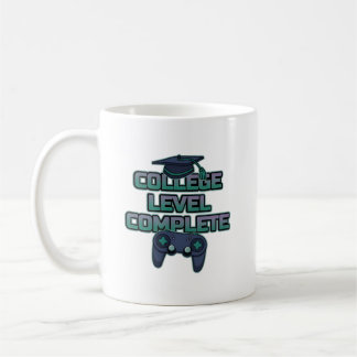 Taza De Café College Level Complete Gamer Graduation Neon