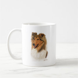 Taza De Café Collie áspero