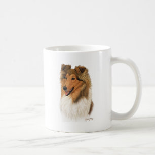 Taza De Café Collie áspero