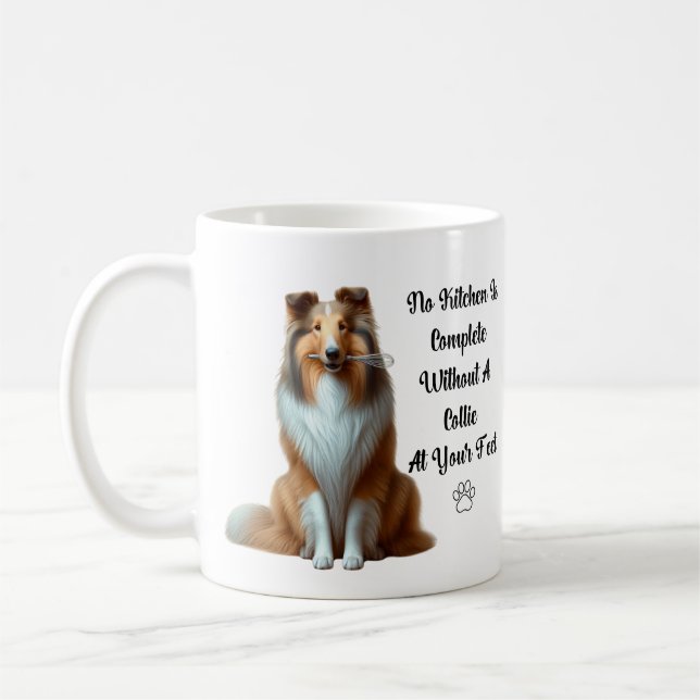 Taza De Café Collie Coffee Mug (Izquierda)