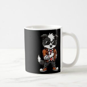 Taza De Café Collie Fronteriza Yo Amo A Papá Gracioso Tattoo Pe