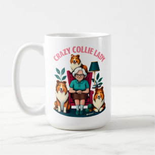 Taza De Café Collie Lady
