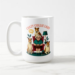Taza De Café Collie Lady
