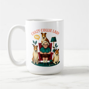 Taza De Café Collie Lady