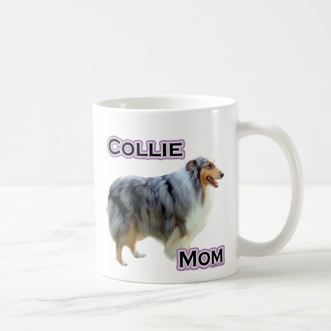 Taza De Café Collie Mom 4 (Derecha)