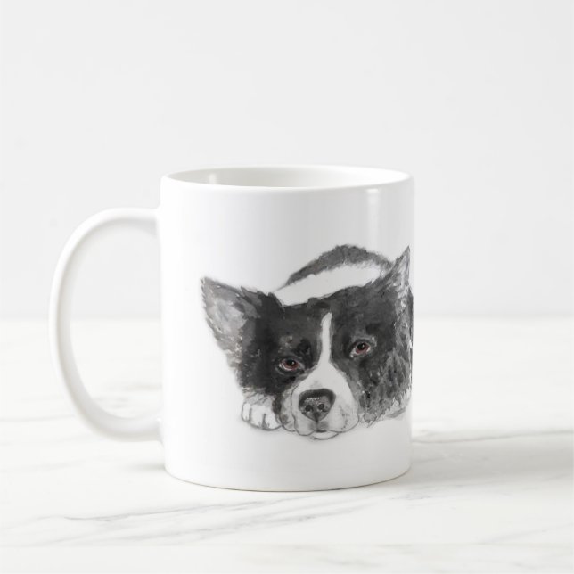 Taza De Café Collie Mug (Izquierda)