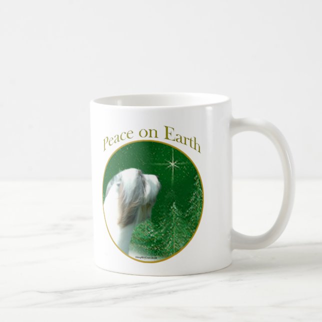 Taza De Café Collie Peace con las barbas (Derecha)