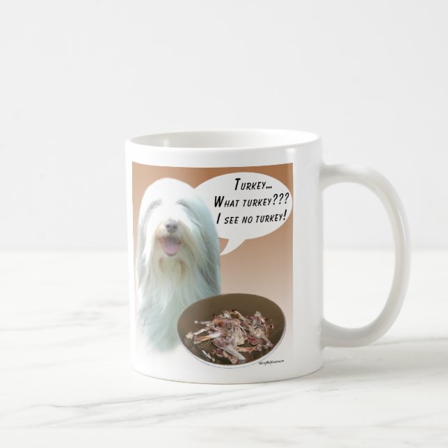 Taza De Café Collie Turquía con barba (Derecha)