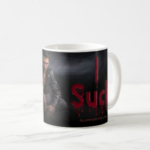Taza De Café Colmillos de figura vampírica pálida de Halloween