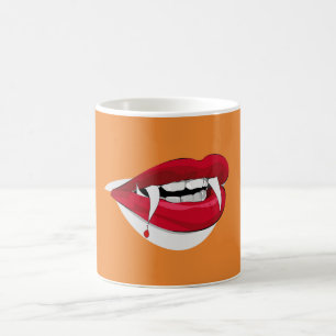 Taza De Café Colmillos de vampiro
