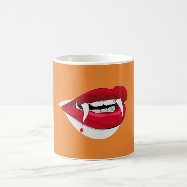 Taza De Café Colmillos de vampiro (Centro)
