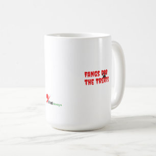 Taza De Café Colmillos para los Dulces – Diseño Divertido de Ha