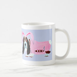 Taza De Café Colocar en una polla de conejito rosa