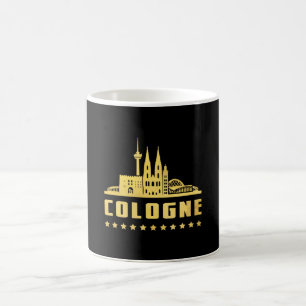 Taza De Café Cologne Alemania City Cityscape Idea de regalo div