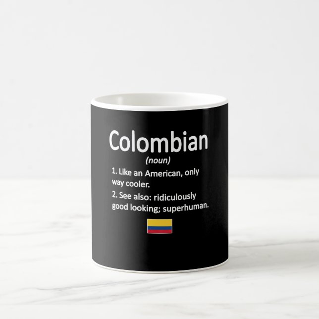 Taza De Café Colombia: La bandera colombiana (Centro)