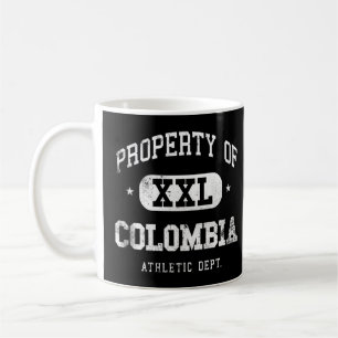Taza De Café Colombia Propiedad Xxl Sport College Funny atlétic