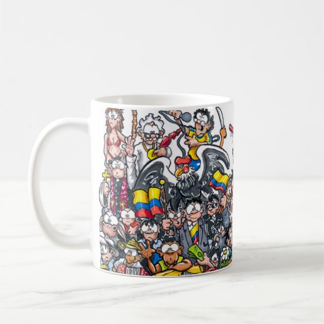 Taza De Café Colombia y su pueblo (Izquierda)