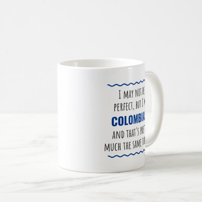 Taza De Café Colombo colombiano de regalo de Colombia Mug (Anverso derecho)