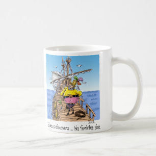 Taza De Café "Colón descubre... su lado femenino"