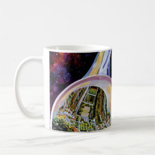Taza De Café Colonia de Hábitat de la Estación Espacial Torus C