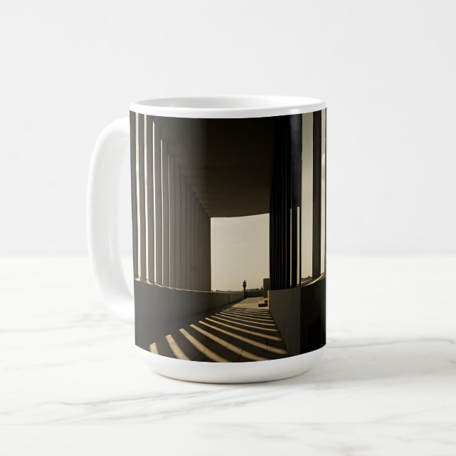 Taza De Café Colonnade la Hora Dorada (Anverso izquierdo)