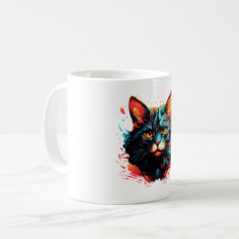 TAZA DE CAFÉ COLOR CAT