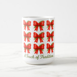Taza De Café Color de agua Toco rojo de reverso del patrón de r