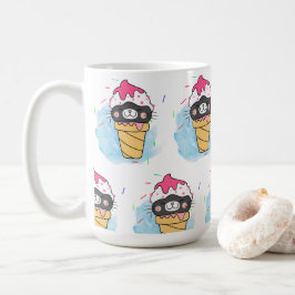 Taza De Café color de cona de helado