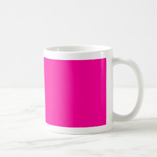 Taza De Café Color de fondo Fuchsia Magenta rosa caliente Fuchs