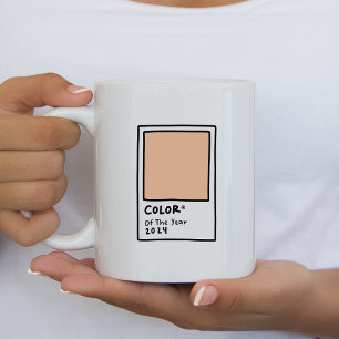 Taza De Café Color de la melodía del año 2024 Café Mug
