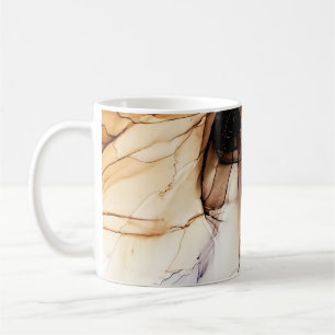 Taza De Café Color de la tinta del alcohol. Textura de mármol g