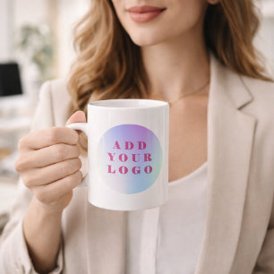 Taza De Café Color de marca logotipo de negocio