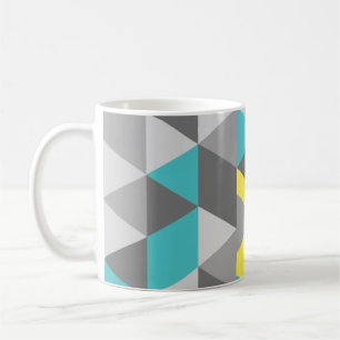 Taza De Café COLOR DE patrón geométrico minimalista DEL AÑO