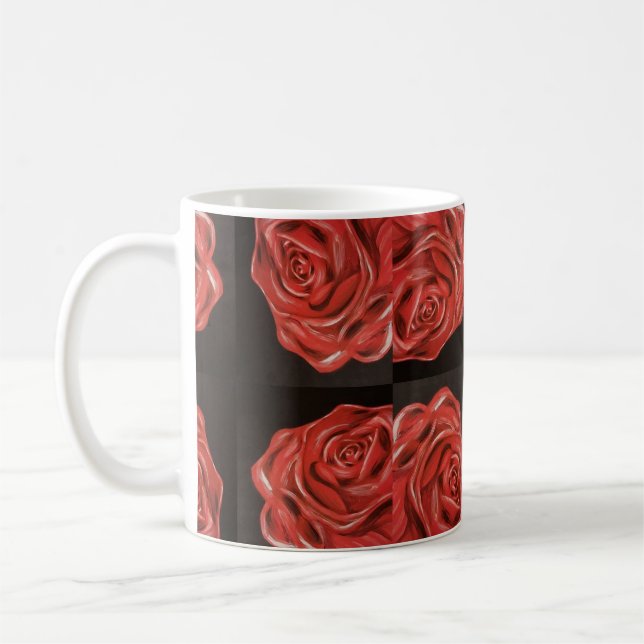 Taza de café color de rosa (Izquierda)
