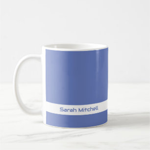 Taza De Café Color de tendencia - Mug de nombre azul de joyas