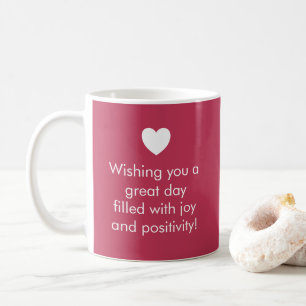 Taza De Café Color de tendencia Vibrante Nombre de magenta / Mu
