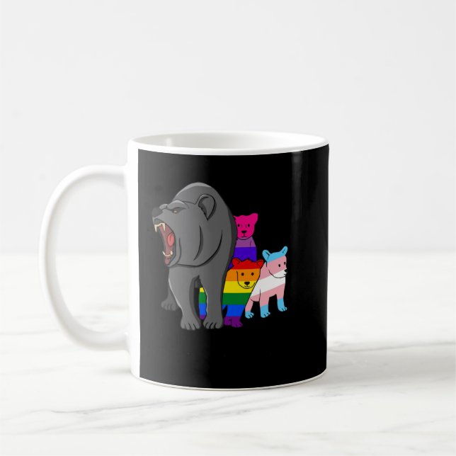Taza De Café Color del OSO DE MAMA  (Izquierda)