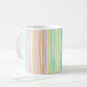 Taza De Café Color del patrón de banda de Pastel