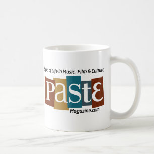 Taza De Café Color del URL y de la etiqueta del logotipo del