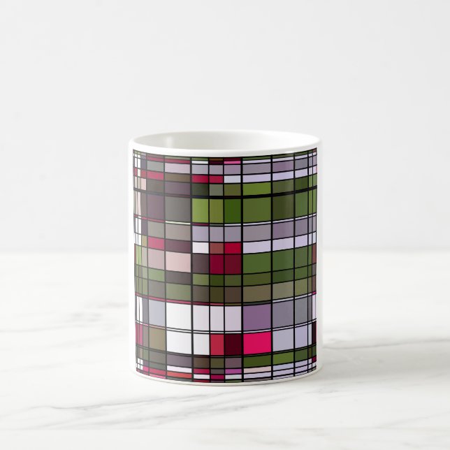 Taza De Café Color Grid 1b (Centro)