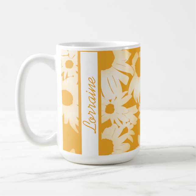 Taza De Café Color Me Daisies Gold (Izquierda)