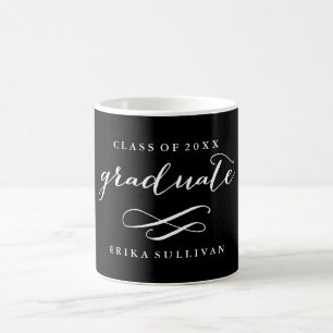 Taza De Café Color moderno de Personalizado de graduación de ca