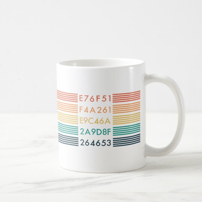 TAZA DE CAFÉ COLOR PALETTE MUG A001 (Derecha)