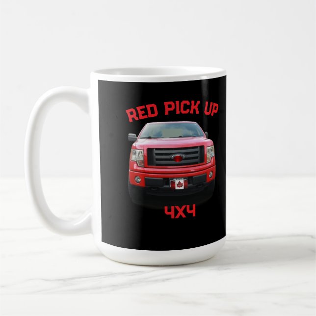 TAZA DE CAFÉ COLOR ROJO (Izquierda)