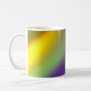 Taza De Café Color rojo azul amarillo verde oscuro patrón abstr